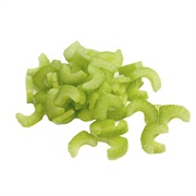 Horizontal Celery Slices