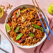 Veggie Peanut Noodle Stir Fry