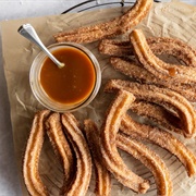 Churros With Caramel Sauce