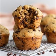 Vegan Chocolate Chip Banana Muffin