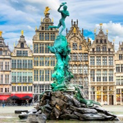 Brabo Fountain, Antwerp, Belgium