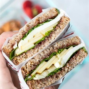 Goat's Cheese and Salsa Sandwich