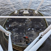Hungerford Footbridge Skateboard Graveyard