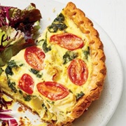 Spinach Artichoke Quiche