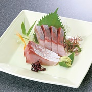 Japanese Amberjack Sashimi