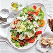 Tomato, Fennel and Mozzarella Salad