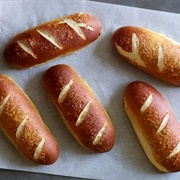 Pretzel Hot Dog Bun
