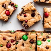 M&M Cookie Bars