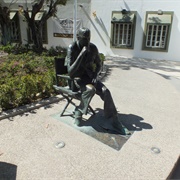 John Huston Statue on Cuale Island, Puerto Vallarta