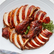 Orange & Brown Sugar Glazed Roasted Turkey Breast