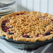 Blackberry Crumble Pie