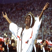 Whitney Houston Performs "Star Spangled Banner" at Super Bowl XXV