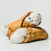 Crushed Butterfinger Cannoli