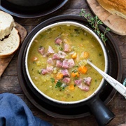 Split Pea and Ginger Ale Soup