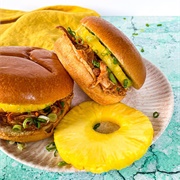 Fried Chicken Sandwich With Hula Hula Sauce