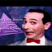 Pee-Wee Herman Guest Hosts the Late Show W. Joan Rivers 4/20/1987