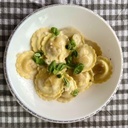 Goat Cheese and Caramelized Onion Ravioli