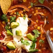 Mexican Style Chicken & Bean Soup