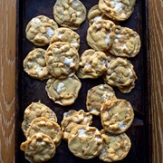 White Chocolate Marshmallow Cookies