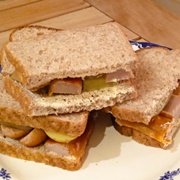 Sausage and Potato Sandwich