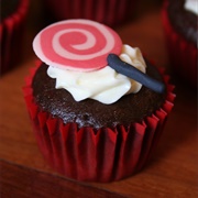 Crushed Lollipop Cupcake