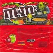 Ogre-Sized M&M's Swamped With Peanut Butter