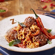 Wagyu Meatball Arrabbiata Pasta