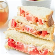 Tomato Mayonnaise Sandwich