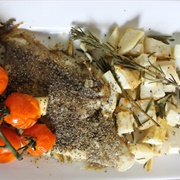 Roasted Celeriac and Fish