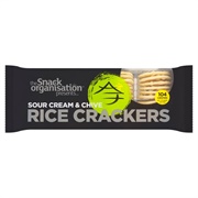Sour Cream & Chive Rice Crackers