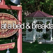 Stay at a Bed&Breakfast