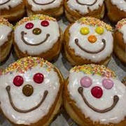 Smiley Face Donut