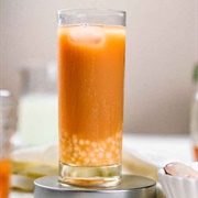 Boba Tea With Pawpaw Boba