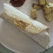 Banana Almond Butter Wrap