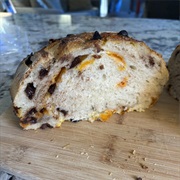 Sourdough Bread With Salted Caramel Fudge