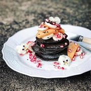 Black Sesame Pancakes