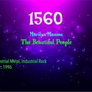 #7688 the Beautiful People by Marilyn Manson