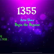 -#7610 Begin the Beguine by Artie Shaw