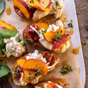 Peach Crostinis