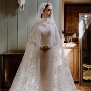 Bridal Cape Instead of Veil