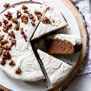 Gingerbread Cake With Coconut Cream Cheese