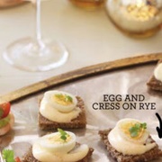 Egg and Cress on Rye