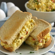 Egg and Olive Sandwich