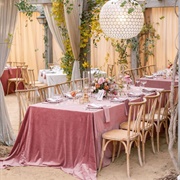 Velvet Wedding Table Linens