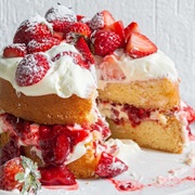 Strawberry Sponge Cake