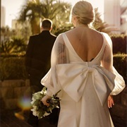 Striped Sheer Detachable Sleeves