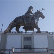 Marjing Polo Statue, Manipur, India
