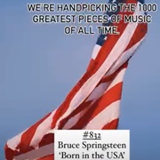 #832 Born in the USA by Bruce Springsteen