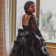 Ruffles Sticking Up in Back of Skirt