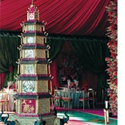 Architecture Inspired Wedding Cake